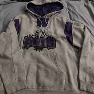 Grey and Purple Unisex PCIS hoodie